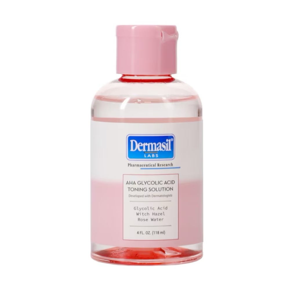 Dermasil AHA Glycolic Acid Toning Solution